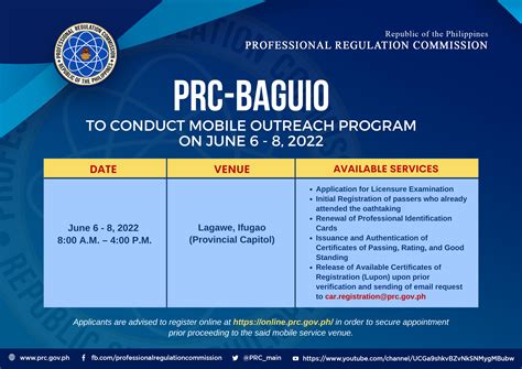 professional regulation commission - baguio city|PRC CAR .